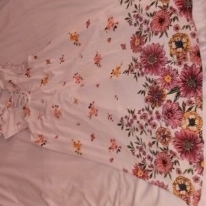 White Flowered Dress